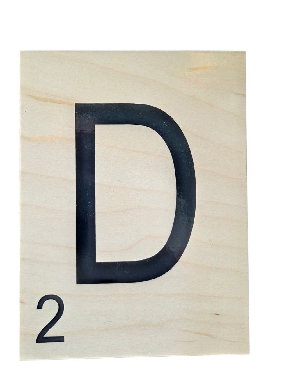 Kohl's Crossword Letter Tiles, Wooden Wall Decor Letter D